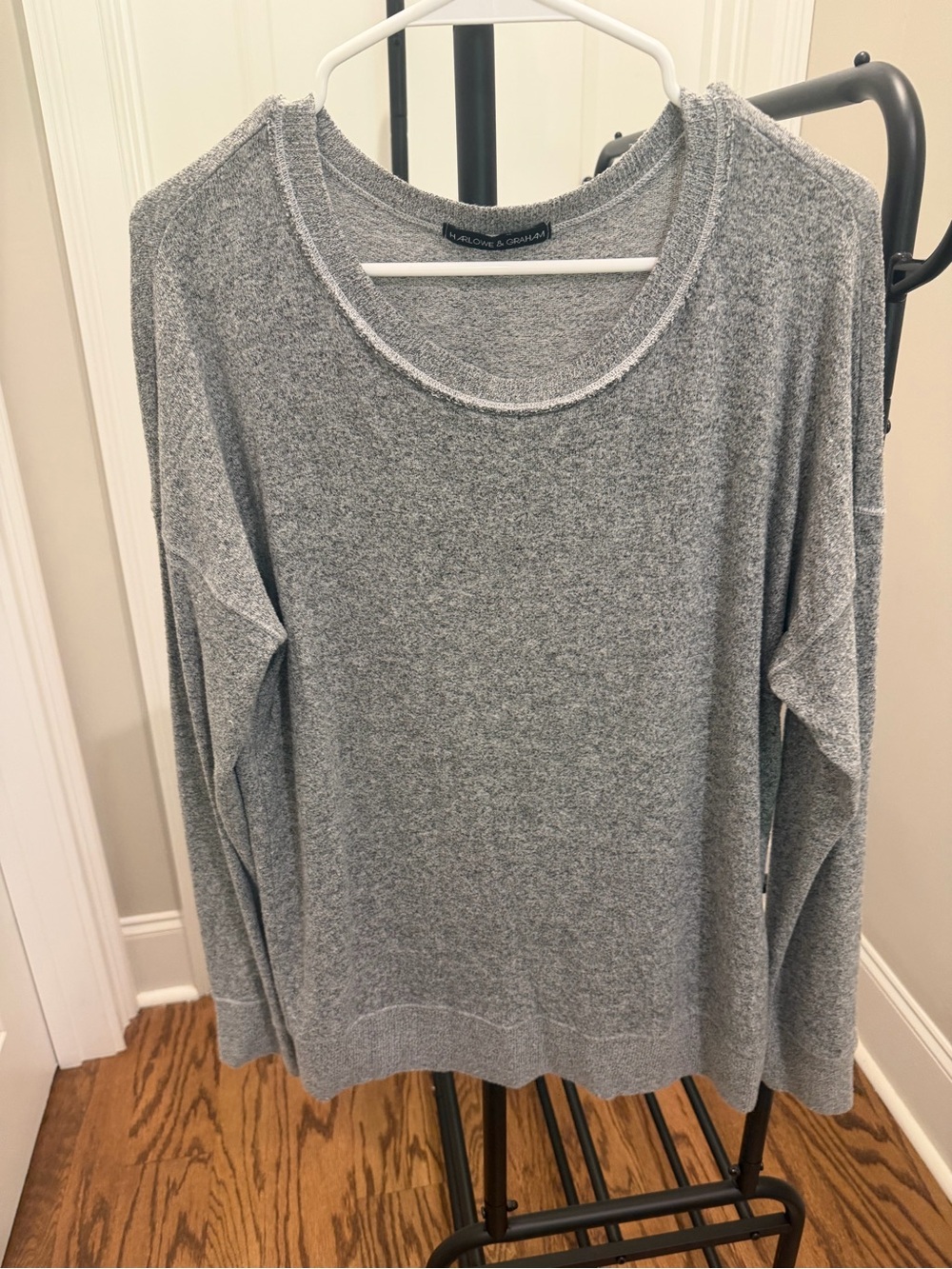 Harlowe & Graham Heather Gray Crewneck Sweater